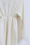 Swayingknit fluffy hair feathers long jacket SW22AW1T101 White